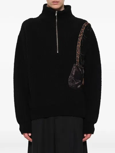 HALF-ZIP SWEATER