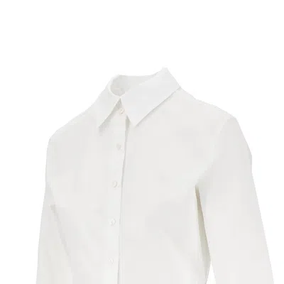 Alaïa Poplin Basque Shirt In Multi