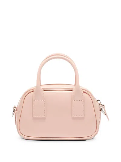 Sandy Liang 시큐어 백 1.0 보우 디테일 숄더 백 In Pink