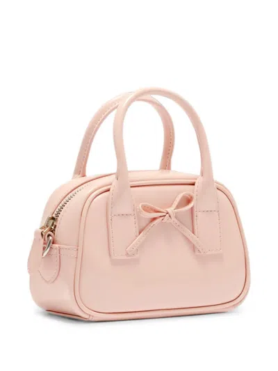 Sandy Liang 시큐어 백 1.0 보우 디테일 숄더 백 In Pink