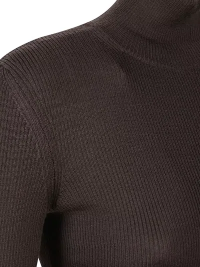 Max Mara Sweatshirt In Brown