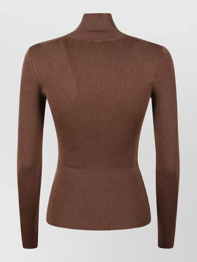 Max Mara T-shirt In Brown