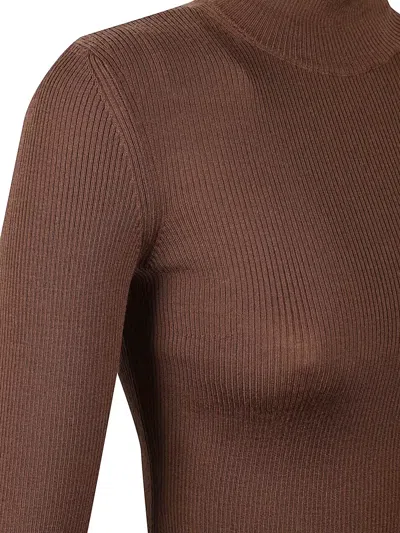 Max Mara T-shirt In Brown