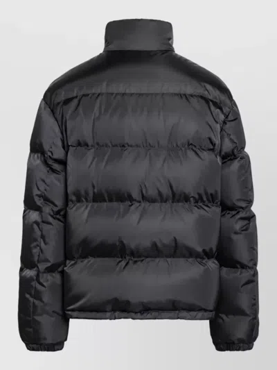 Prada Down Puffer Jacket In Blue