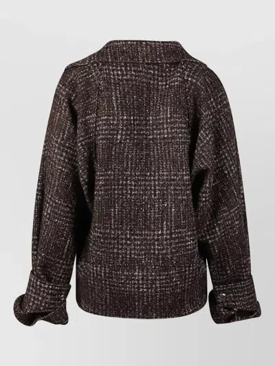 Iro Fitted Jacket In Brown