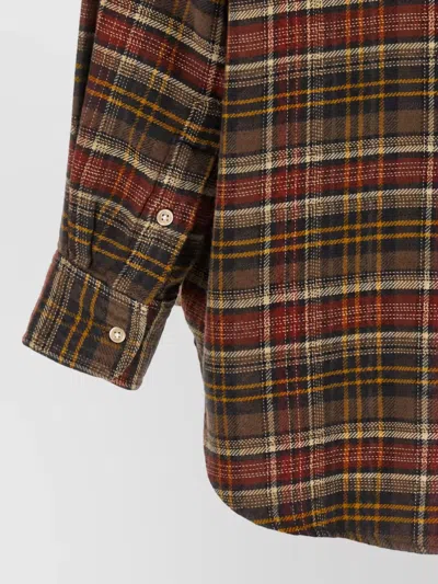 R13 Checked Shirt In Multi
