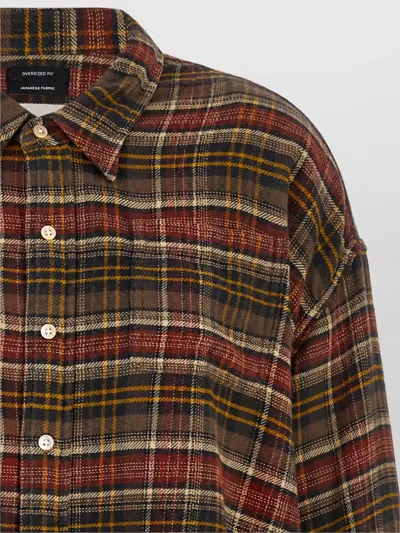 R13 Checked Shirt In Multi
