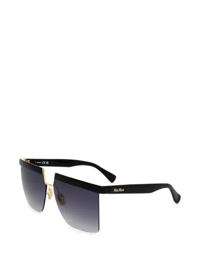 Max Mara Eyewear Oversized-frame Gradient Sunglasses In Gray