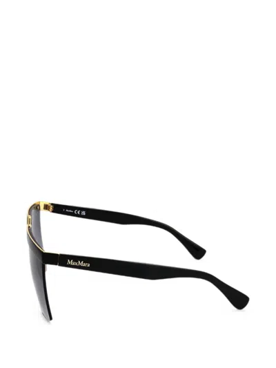Max Mara Eyewear Oversized-frame Gradient Sunglasses In Gray