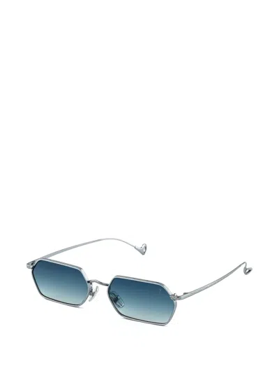 Eyepetizer Cavallet Geometric-frame Sunglasses In Silver