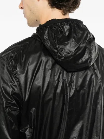 Roa Hue Packable Wind Jacket In Black