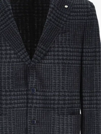 CHECK-PATTERN SINGLE-BREASTED JACKET
