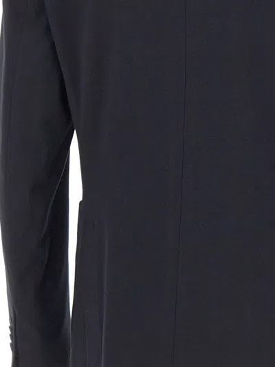Manuel Ritz Double-breasted Blazer In Blue