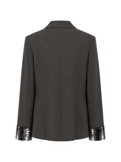 Jucca Sequin-embellished Double-breasted Blazer In Multi