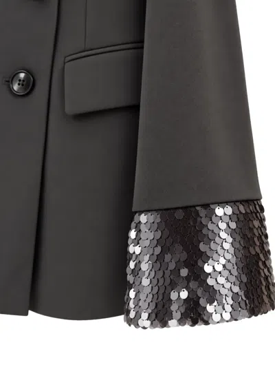 Jucca Sequin-embellished Double-breasted Blazer In Multi