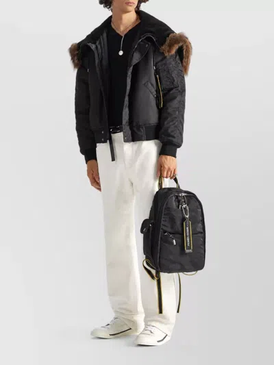 Fendi Climb Backpack In Technical Fabric In Black
