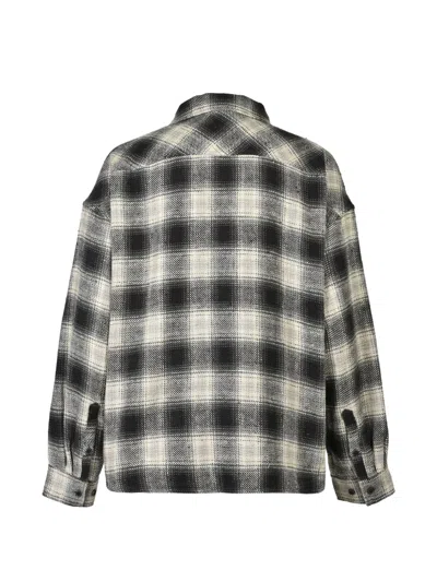 Breath Check-pattern Jacket In Black