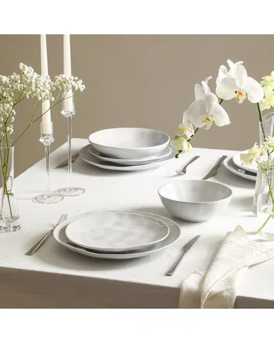 Stone Lain Harper Stoneware 32-piece Dinnerware Set In Gray