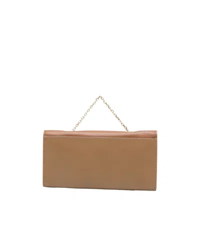 Fendi Solid Color Wallet In Brown