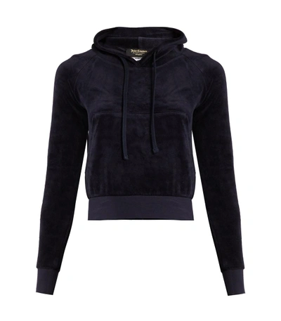 Shop Vetements X Juicy Couture Black Velour Sweatshirt
