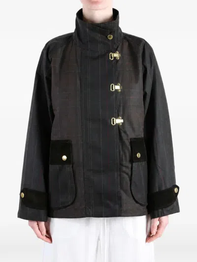 Barbour Checked Jacket In Green