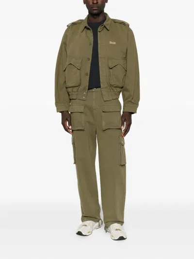 Rhude Multi-pocket Cargo Pants In Brown