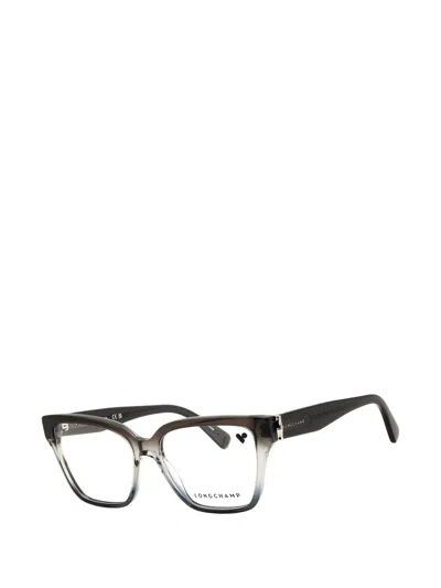 GRADIENT-EFFECT RECTANGLE-FRAME GLASSES