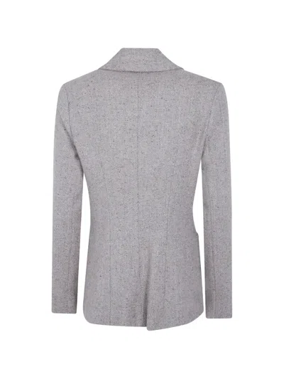 Antonelli Button-fastening Jacket In Gray