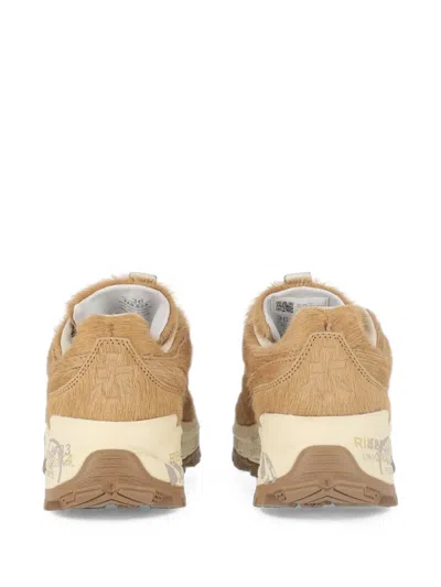 Premiata Sneakers Devind Beige In Brown