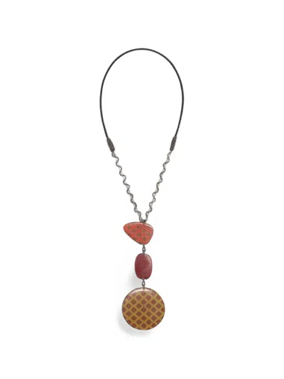 PATCHWORK RESIN NECKLACE
