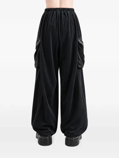 Y-3 Drawstring Cargo Pants In Black