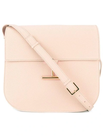Shop Tom Ford T Clasp Shoulder Bag In Pink
