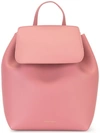 Mansur Gavriel Mini Drawstring Backpack In Pink