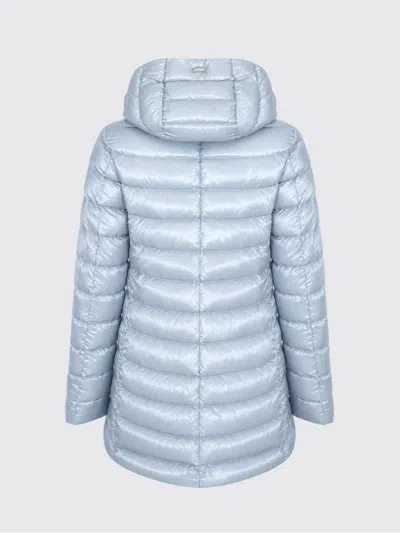 Herno Drawstring Hooded Puffer Jacket In Blue