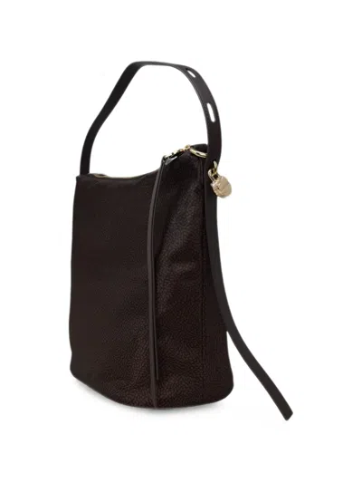 Borbonese Medium Prive Op-print Shoulder Bag In Red