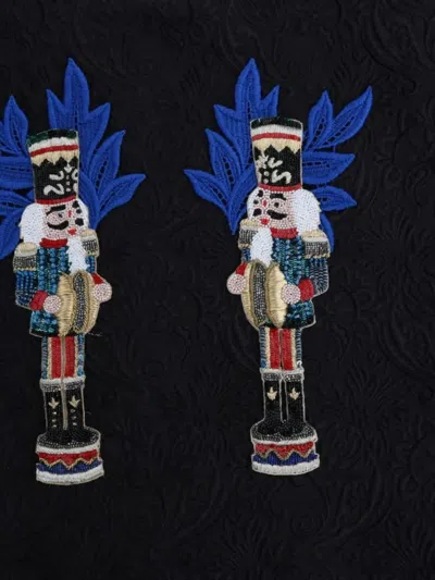 Dolce & Gabbana Nutcracker-patch Sweater In Black
