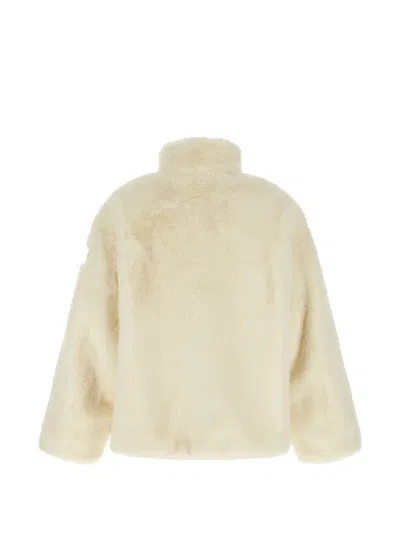 Tatras Plush Polyester Jacket In Neutral