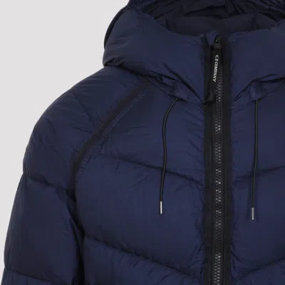 C.p. Company C.p.company Peacoat Medium Down Shield Jaclet In Blue