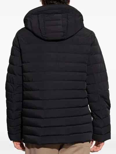 Moose Knuckles Greystone Down Jacket In Black