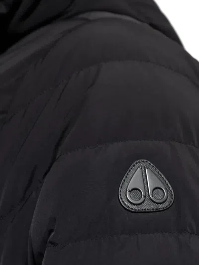 Moose Knuckles Greystone Down Jacket In Black