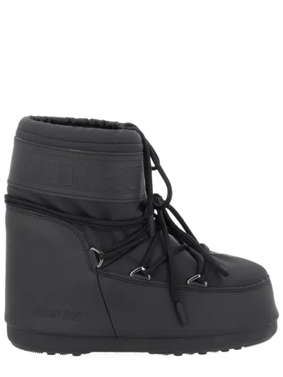 Moon Boot Icon Low Rubber Boot In Gray