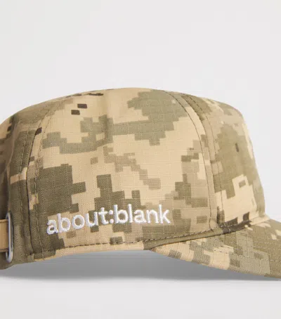 Aboutblank About:blank Pixelated Camouflage Monogram Cap