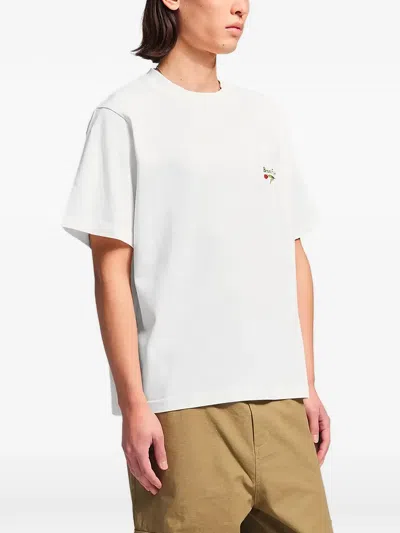Bram's Fruit Flora 2.0 Logo-print T-shirt In White