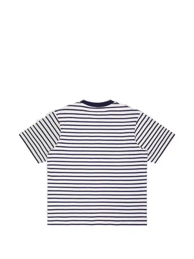 Bram's Fruit Logo-patch Striped T-shirt In Multi