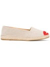 CHARLOTTE OLYMPIA 'Kiss Me' espadrilles,S1752701342GREYRED12023150