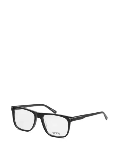 Tumi Square-frame Glasses In Black