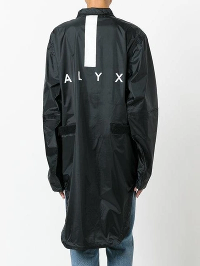 Shop Alyx Logo Print Windbreaker Coat