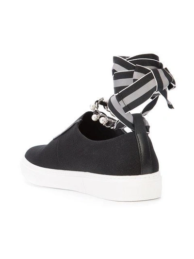 Shop Mother Of Pearl Henry Sneakers In Black