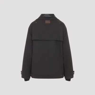 Acne Studios Dark Brown Jacket In Brown