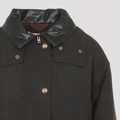 Acne Studios Dark Brown Jacket In Brown